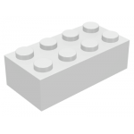 Bulk Lot of 2x4 LEGO® Brick (White)