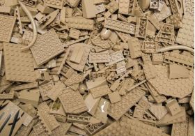 1kg Lots of Pre-Owned TAN LEGO® (PRE-OWNED)