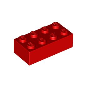 2x4 LEGO® Brick (Red)