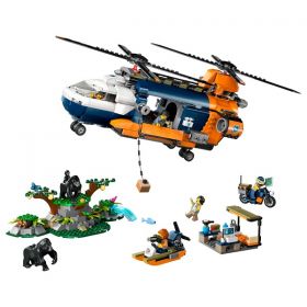 60437 LEGO® CITY Jungle Explorer Helicopter at Base Camp